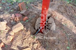 Поисковики Академии установили памятник советским воинам