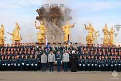 В Москве первокурсники Академии ГПС МЧС России приняли Присягу