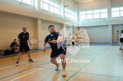 В Академии состоялись соревнования по бадминтону