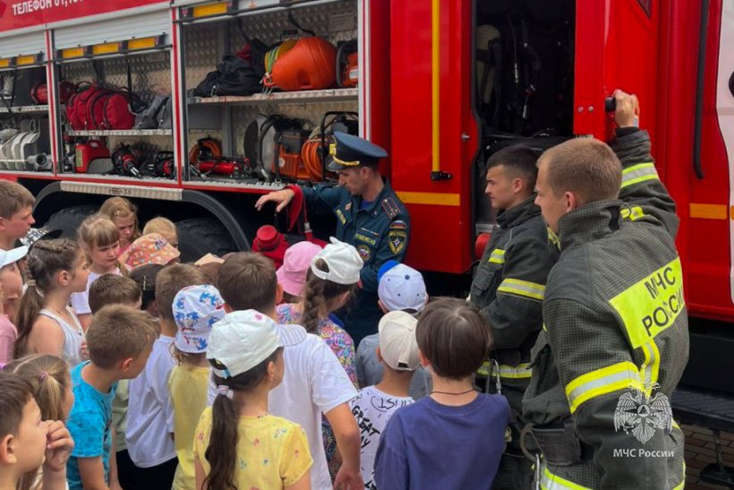 Курсанты провели открытый урок в городе-курорте Геленджик