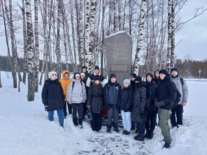 Поисковики Академии совершили пеший поход по местам боёв за посёлок Крюково