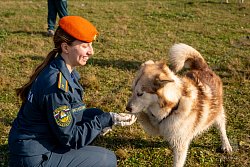 Личный состав Академии посетил фонд помощи бездомным собакам 