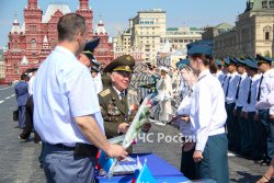 На Красной площади состоялся выпуск молодых специалистов