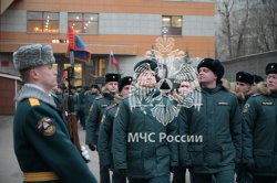 На плацу состоялось ежемесячное построение постоянного и переменного состава Академии
