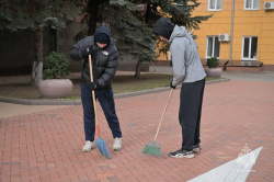 В Академии состоялся субботник 