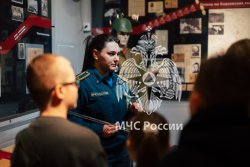 В Академии ГПС МЧС России побывали дети защитников Отечества