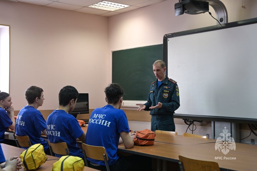 Сегодня в Академии прошли практические занятия с обучающимися кадетского класса