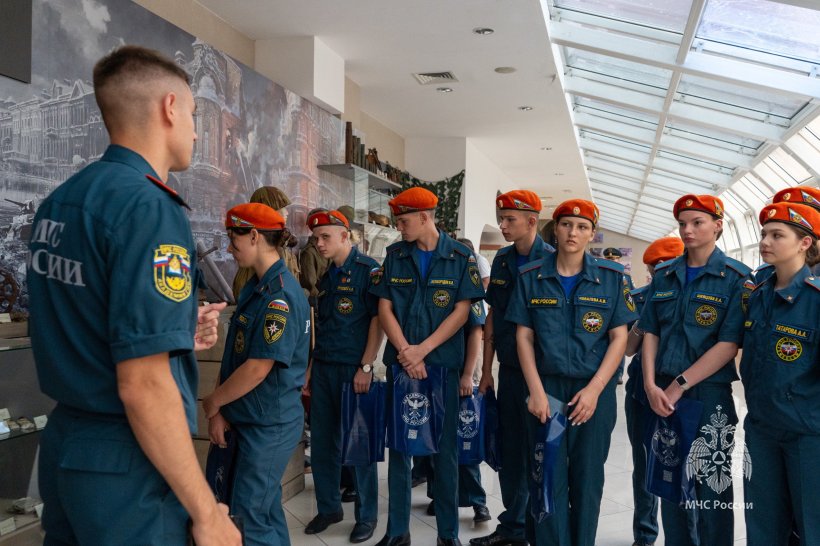 Академию посетили учащиеся кадетского класса «Спасатель» МБОУ СОШ №3