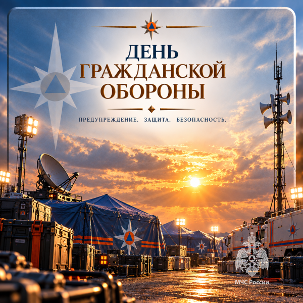 Поздравление главы МЧС России Александра Куренкова по случаю 94-й годовщины со дня образования гражданской обороны