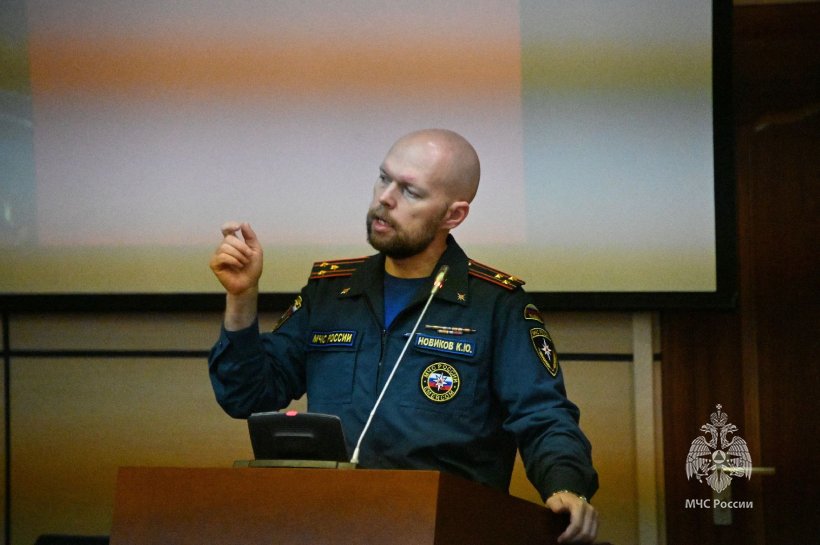 В Академию ГПС МЧС России прибыли кадеты Московских школ