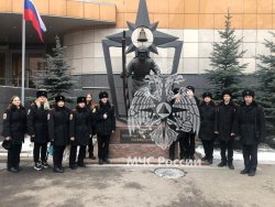 Кадеты Московских школ посетили Академию ГПС МЧС России