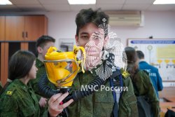 Академия ГПС МЧС России открыла свои двери для кадетов Московских школ.