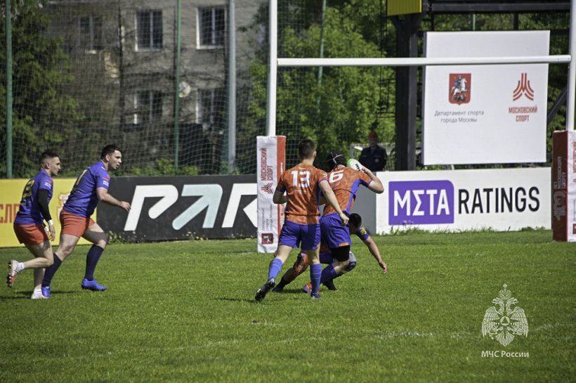 В Москве стартовали  Всероссийские соревнования Спартакиады МЧС России по регби-7