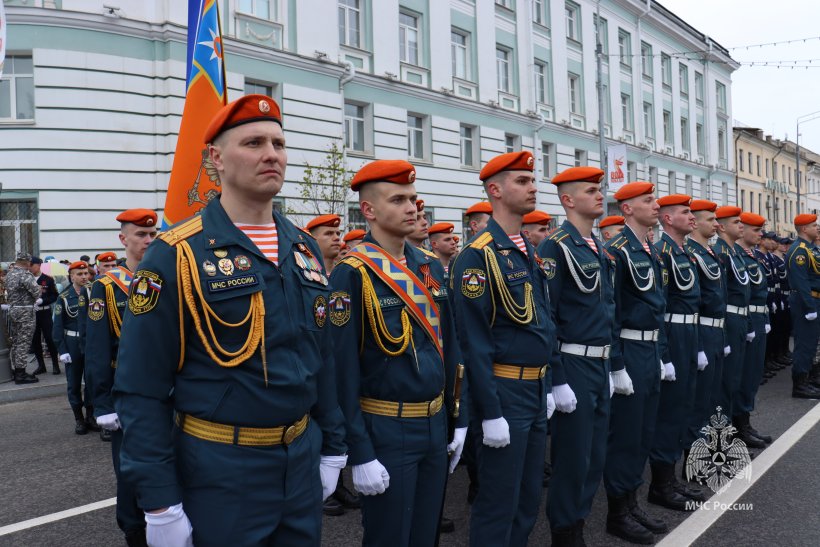 Парадные расчеты Академии приняли участие в Парадах Победы