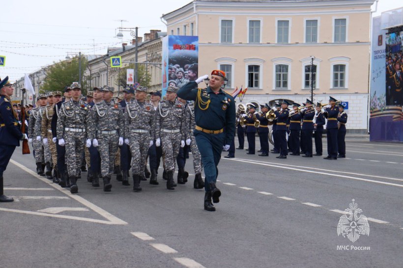 Парадные расчеты Академии приняли участие в Парадах Победы