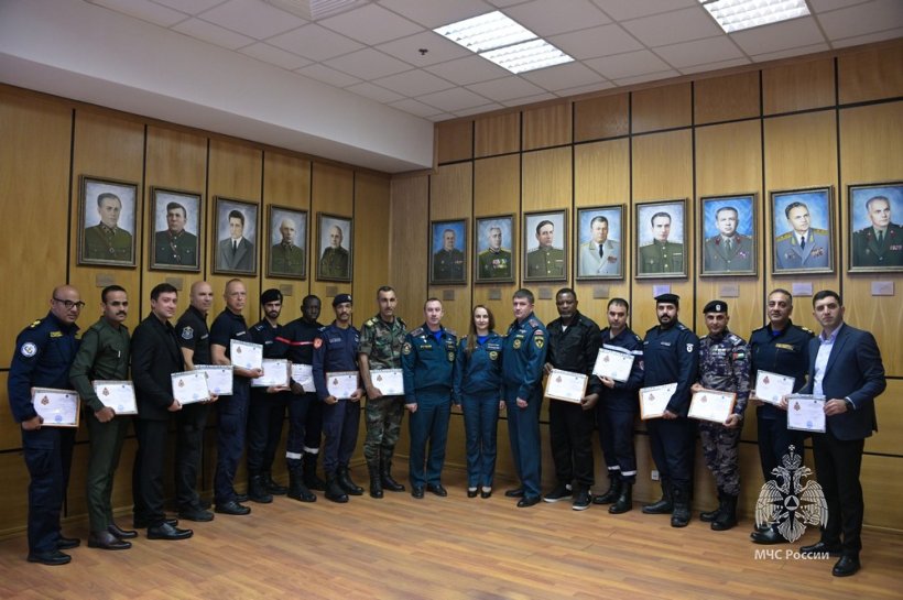 В Академии ГПС МЧС России завершился учебный курс для представителей стран-членов МОГО