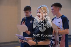 В  Академии состоялись V соревнования по бадминтону