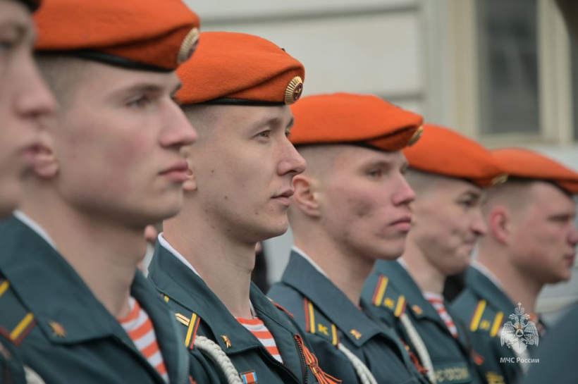 Парадные расчеты Академии приняли участие в Парадах Победы
