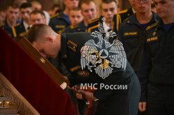 Личный состав Академии принял участие в молебне в честь иконы Божьей Матери "Неопалимая Купина"