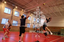  Сборная команда Академии одержала победу в турнире по волейболу