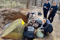 Поисковый отряд продолжает активно заниматься проектом «Московские рубежи»