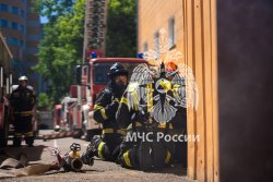 В Академии прошли тренировочные пожарно-тактические учения