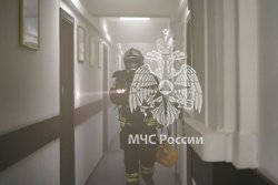 В общежитии Академии состоялись тренировочные пожарно-тактические учения