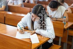 В Академии продолжаются вступительные испытания для абитуриентов, поступающих на базе среднего профессионального образования