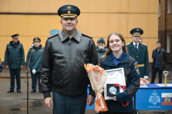 На плацу вуза состоялся общеакадемический развод