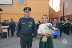 В Академии прошла торжественная линейка, посвященная Дню знаний