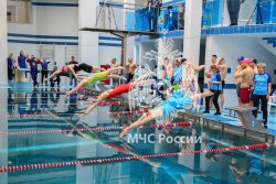 Сборная Академии по плаванию стала победителем первенства МЧС России