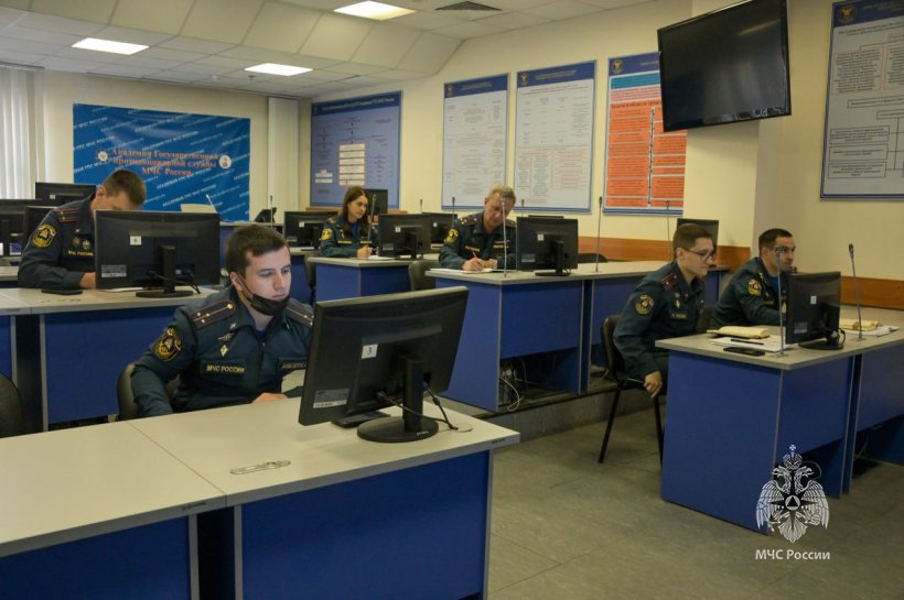 Личный состав Академии принимает участие в штабной тренировке по гражданской обороне 