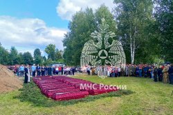 В Тверской области состоялось перезахоронение 413 красноармейцев при участии отряда «ФИПО-АГПС»