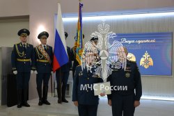 Александр Куренков посетил Академию ГПС МЧС России в Москве