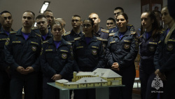 Курсанты Академии прибыли в Университет гражданской защиты МЧС Беларуси