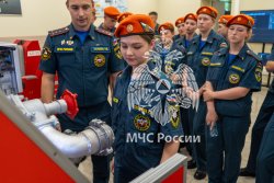 Академию посетили учащиеся кадетского класса «Спасатель» МБОУ СОШ №3
