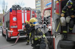 В общежитии Академии состоялись тренировочные пожарно-тактические учения