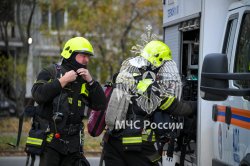 В общежитии Академии состоялись тренировочные пожарно-тактические учения