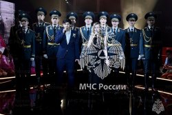 Героические истории сотрудников МЧС России в песнях исполнили юные артисты на музыкальном шоу «Пламенные сердца 2023»