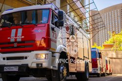 В Академии прошли тренировочные пожарно-тактические учения