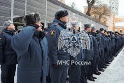 На плацу Академии состоялось построение переменного и постоянного состава