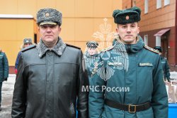 На плацу Академии состоялось построение переменного и постоянного состава