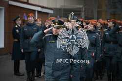 На плацу вуза состоялся общеакадемический развод