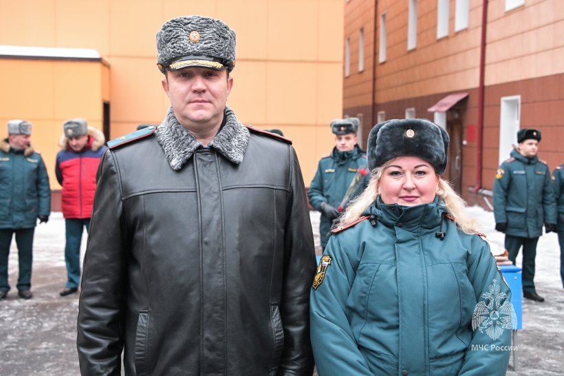 На плацу Академии состоялось построение переменного и постоянного состава