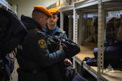 Личный состав Академии принимает участие в штабной тренировке по гражданской обороне 