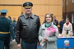 На плацу вуза состоялся общеакадемический развод