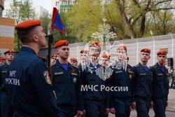 Личный состав Академии проводил поисковый отряд на весеннюю Вахту Памяти