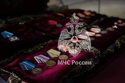 Личный состав МЧС России простился с Алексеем Федосеевым 