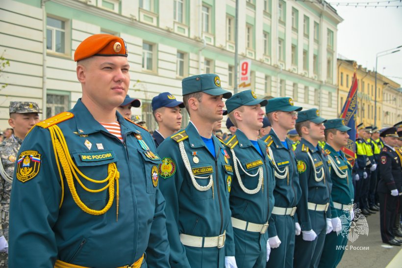 Личный состав Академии принял участие в парадах Победы в Твери и Ржеве