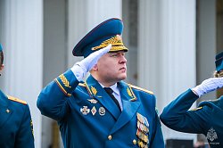 В Москве первокурсники Академии ГПС МЧС России приняли Присягу